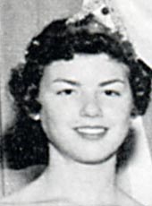 High school portrait of Pat Pearson (Johnson)