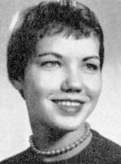 High school portrait of Marge Spitzenpfeil (Bartsch)